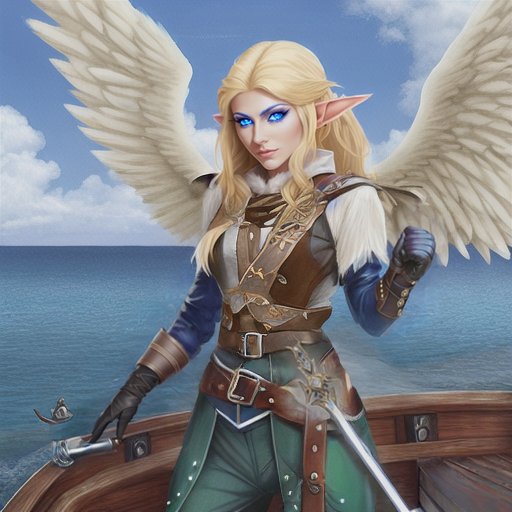 Faeren on a ship deck